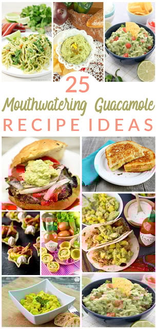 25 Mouthwatering Guacamole Recipes - your family is going to love all these easy, delicious, and healthy summer recipes featuring avocados. 25-Mouthwatering-Guacamole-Recipes-min