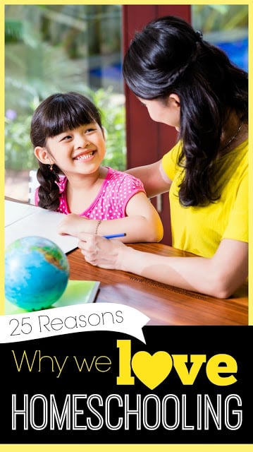 Have you ever wondered why so many families choose to homeschool? Here are 25 reasons why 2 million families in America love homeschooling! 25-reasons-why-we-love-homeschooling