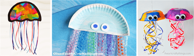 jelly fish and squid crafts for kids jelly fish and squid crafts for kids