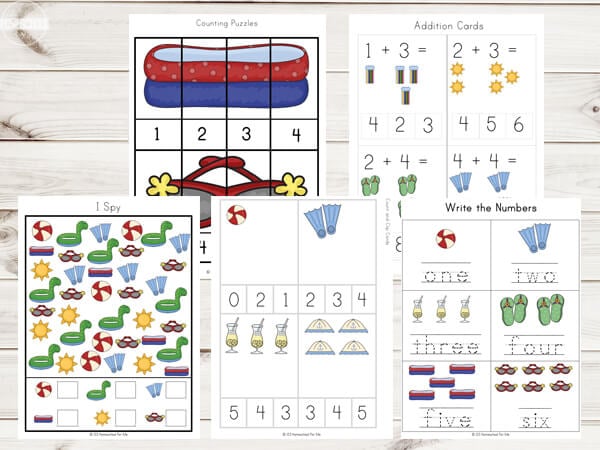 summer-Printables-Math-worksheets summer-Printables-Math-worksheets