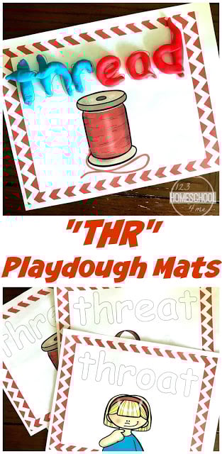 trigraph activity playdough mats