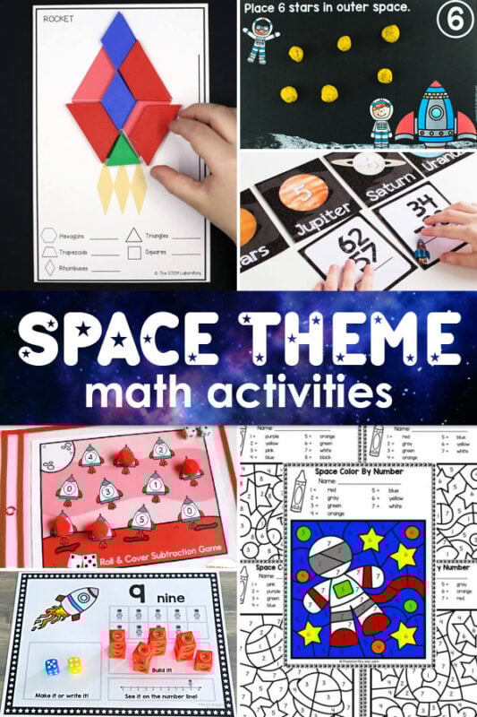 Is space math worksheets for preschool