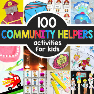 Community Helpers Theme with Crafts, Activities, Free Printables, &amp; Books