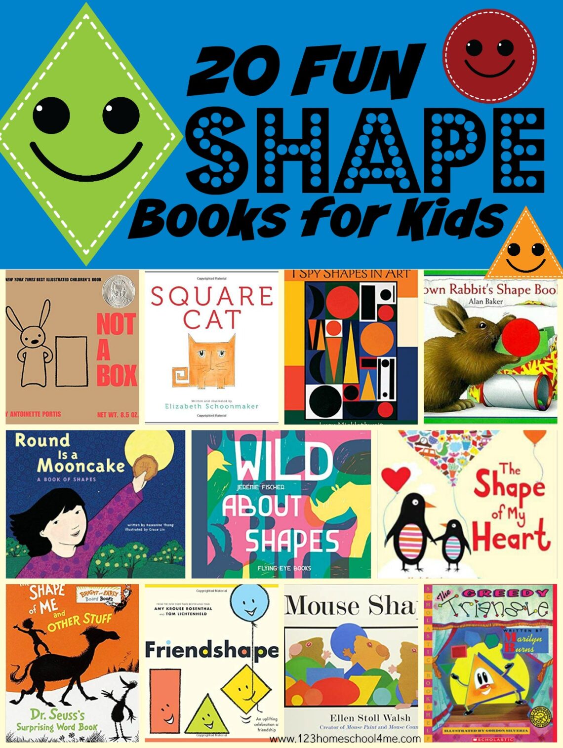 20 Fun Shape Books for Kids