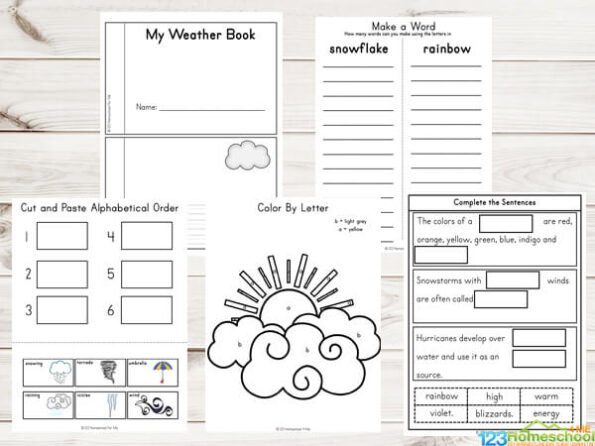 FREE Weather Printables