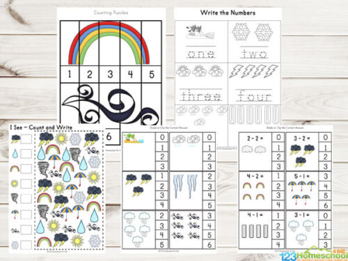 FREE Weather Printables