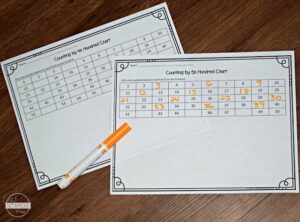 FREE Skip Counting Worksheets by 1s-15s