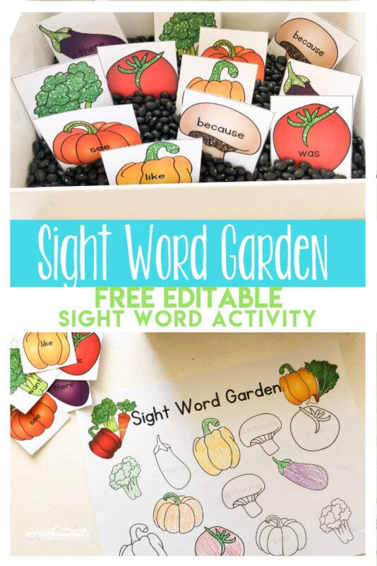 Sight Word Garden