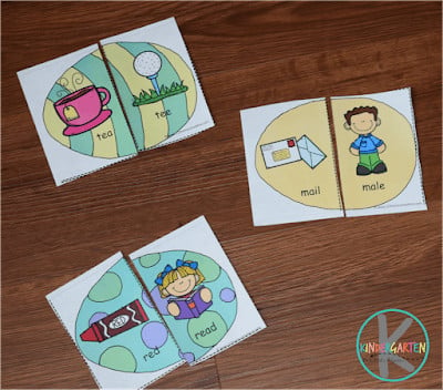 FREE Printable Easter Egg Homophones Activity for Kids