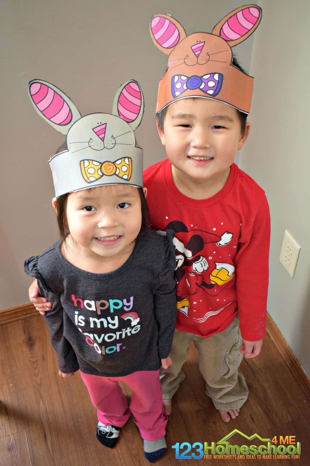  FREE Printable Bunny Ears Easter Hat Template