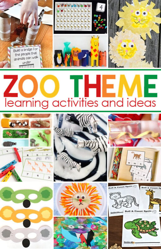 This fascinating week-long Zoo Theme will make a fun week of lessons for your toddler, preschool, pre-k, kindergarten, first grade, 2nd grade, 3rd grade, and 4th grade students! Learn all about zoos and zoo animals with these zoo themed learning ideas. We have zoo crafts, zoo activities, zoo math, zoo science, zoo social studies, zoo printables and so much more!