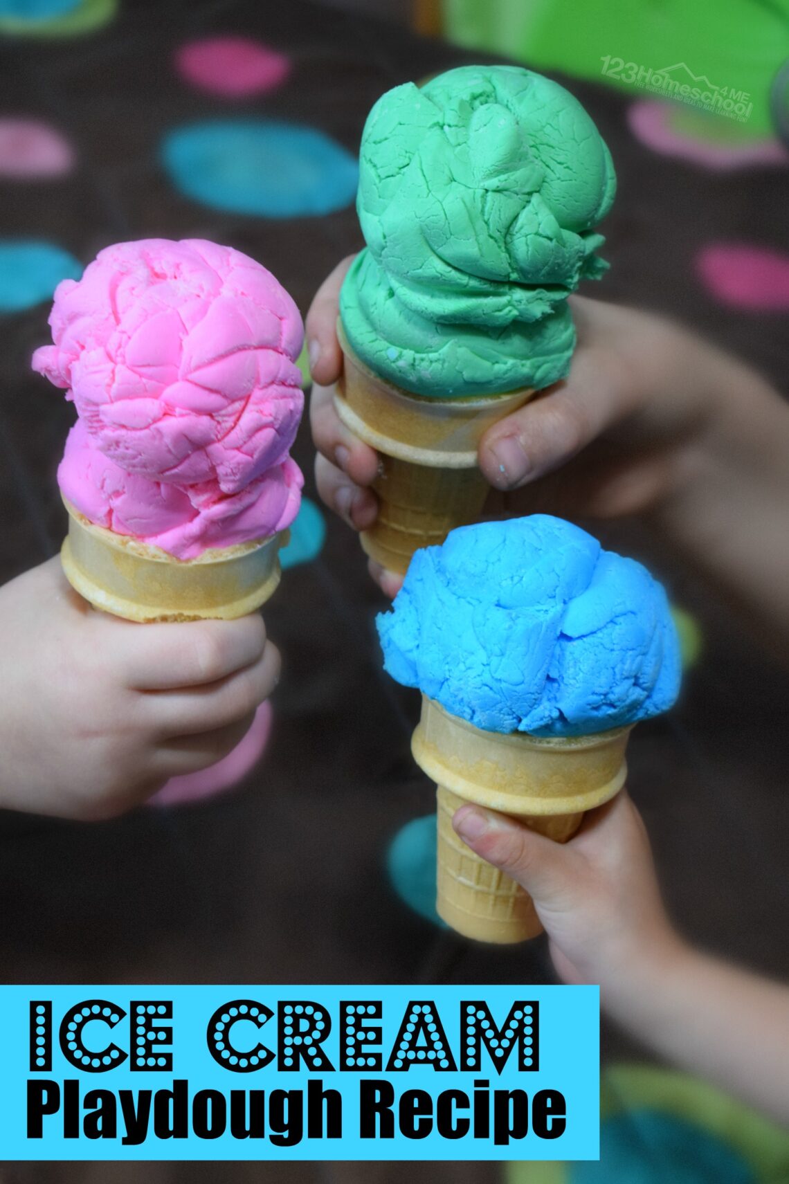🍦 Edible Ice Cream Play doh Recipe