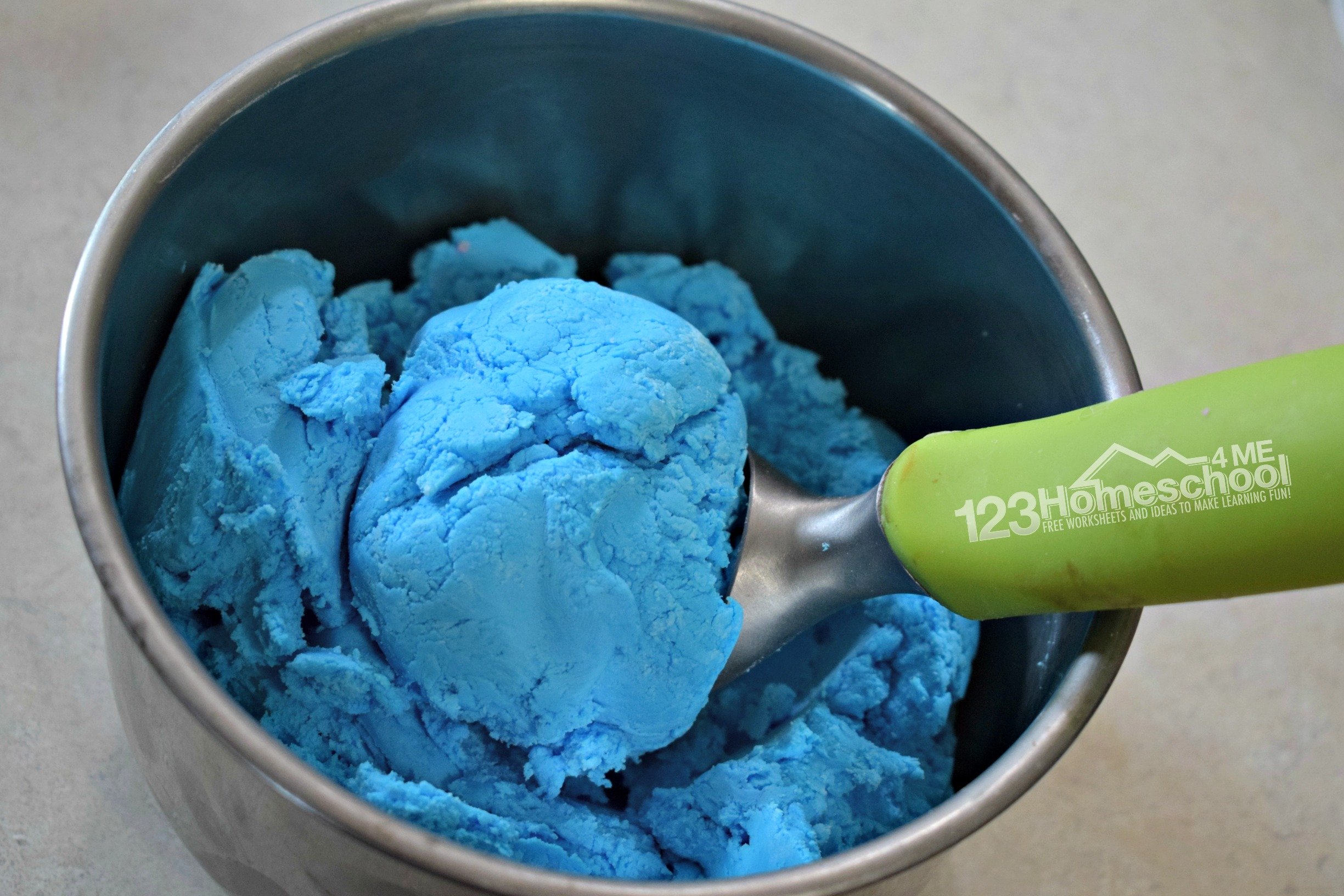 Edible Ice Cream Playdough Recipe