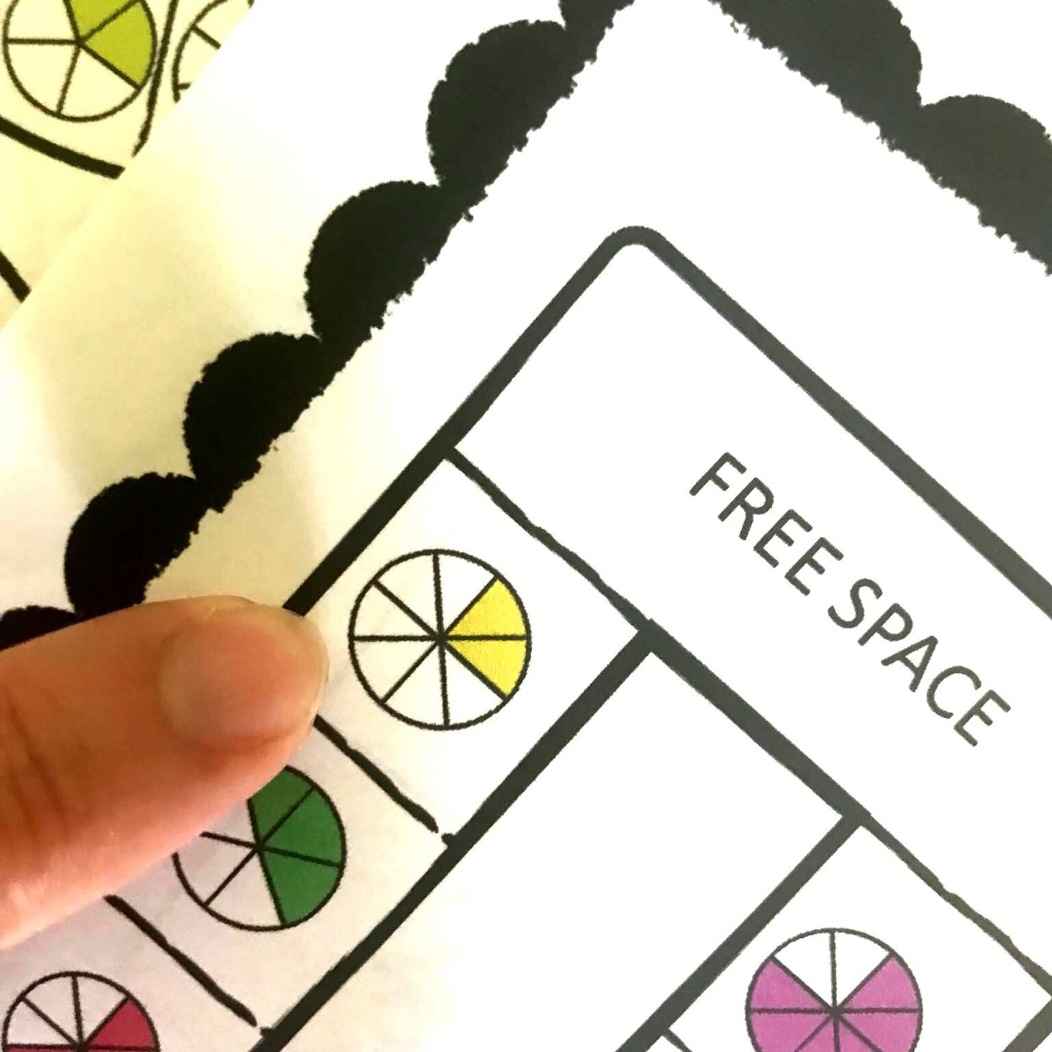 FREE No-Prep FREE Printable Fraction Games for Kids