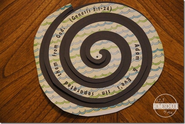 garden of eden snake craft for kids learning the creation and first sin story