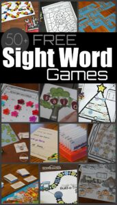 FREE Printable Sight Words List