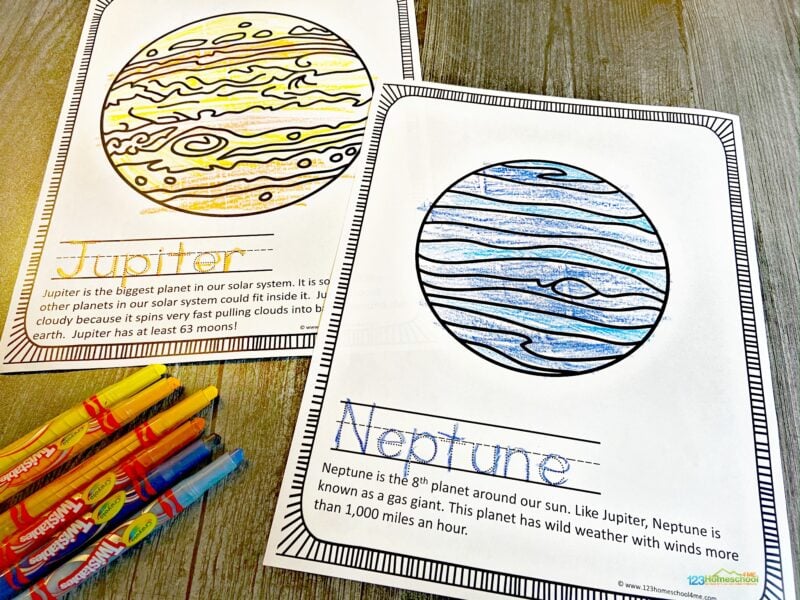 Solar System Coloring Page