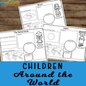 🌍 FREE Printable Children Around the World Worksheets
