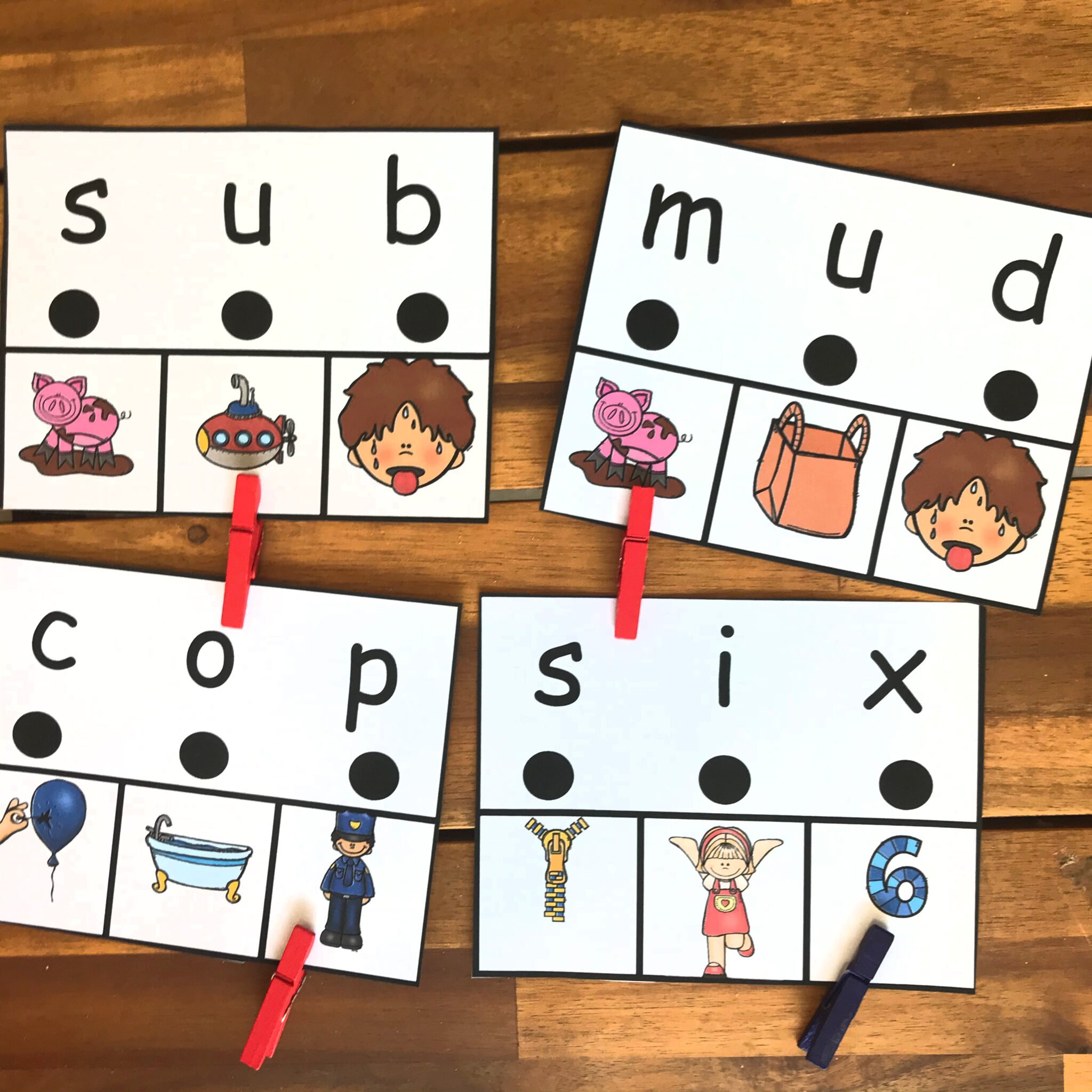 FREE Reading CVC Words Activity