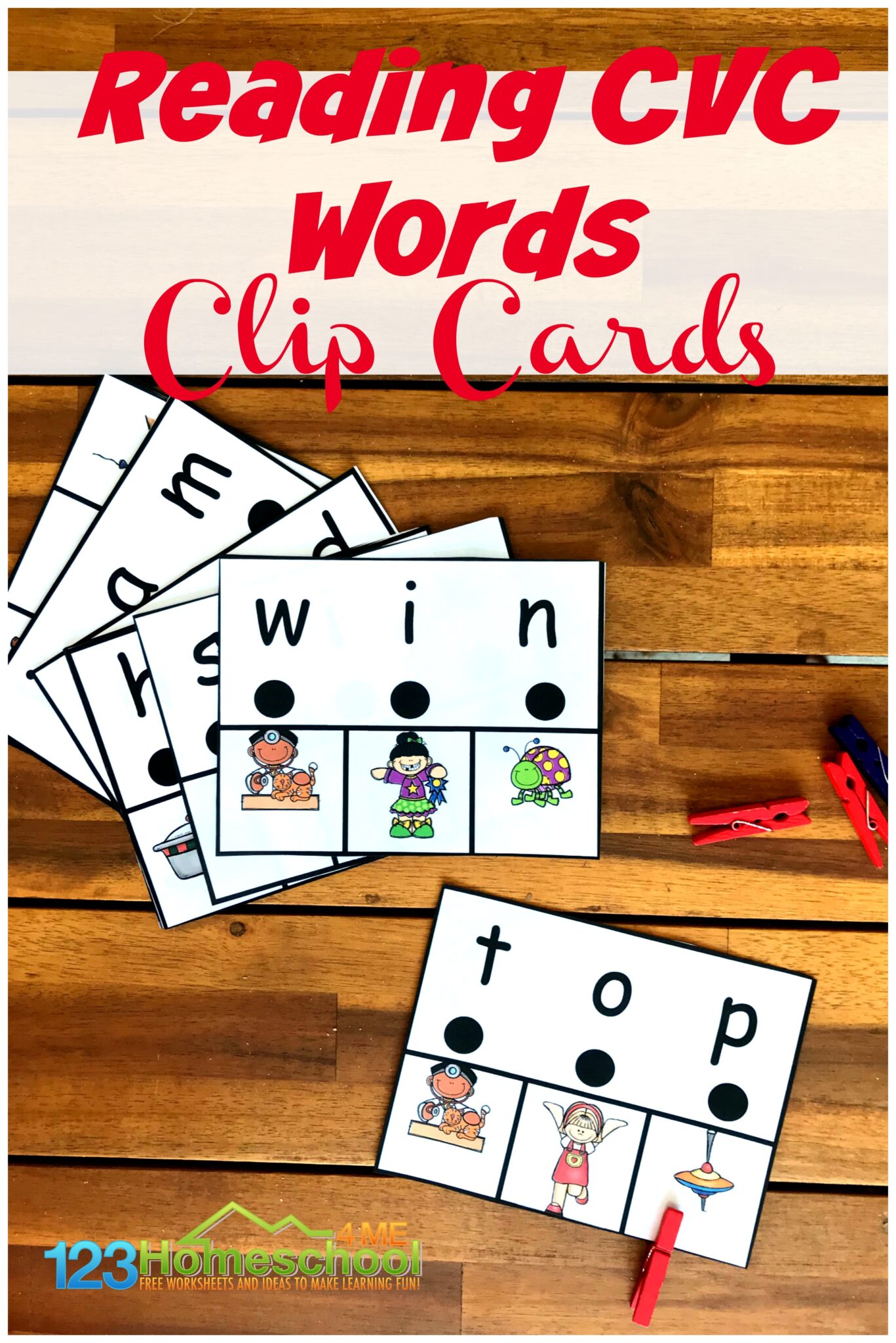 FREE Printable CVC Words Coloring Pages Worksheets