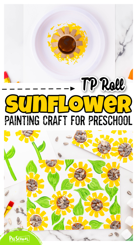 Sunflower craft for preschool