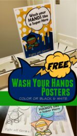 🧼 20+ Free Hand Washing Signs Printables for Kids