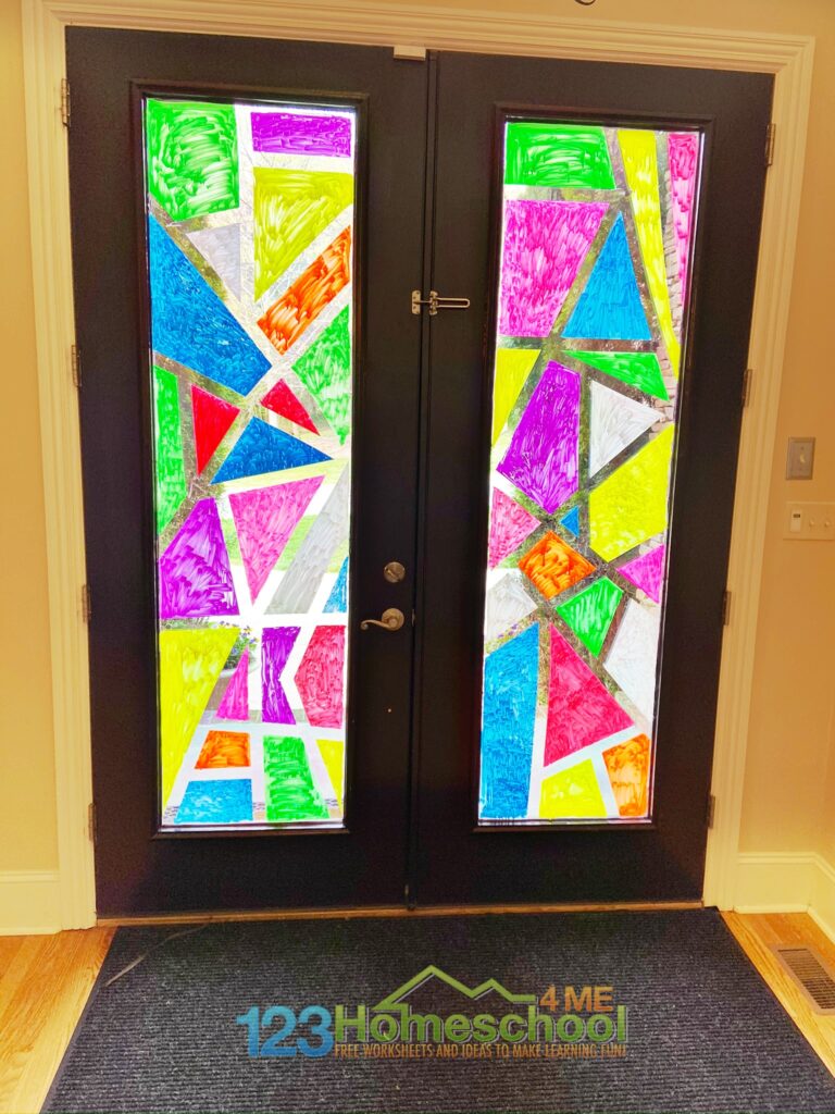 Stained Glass Window Craft for Kids