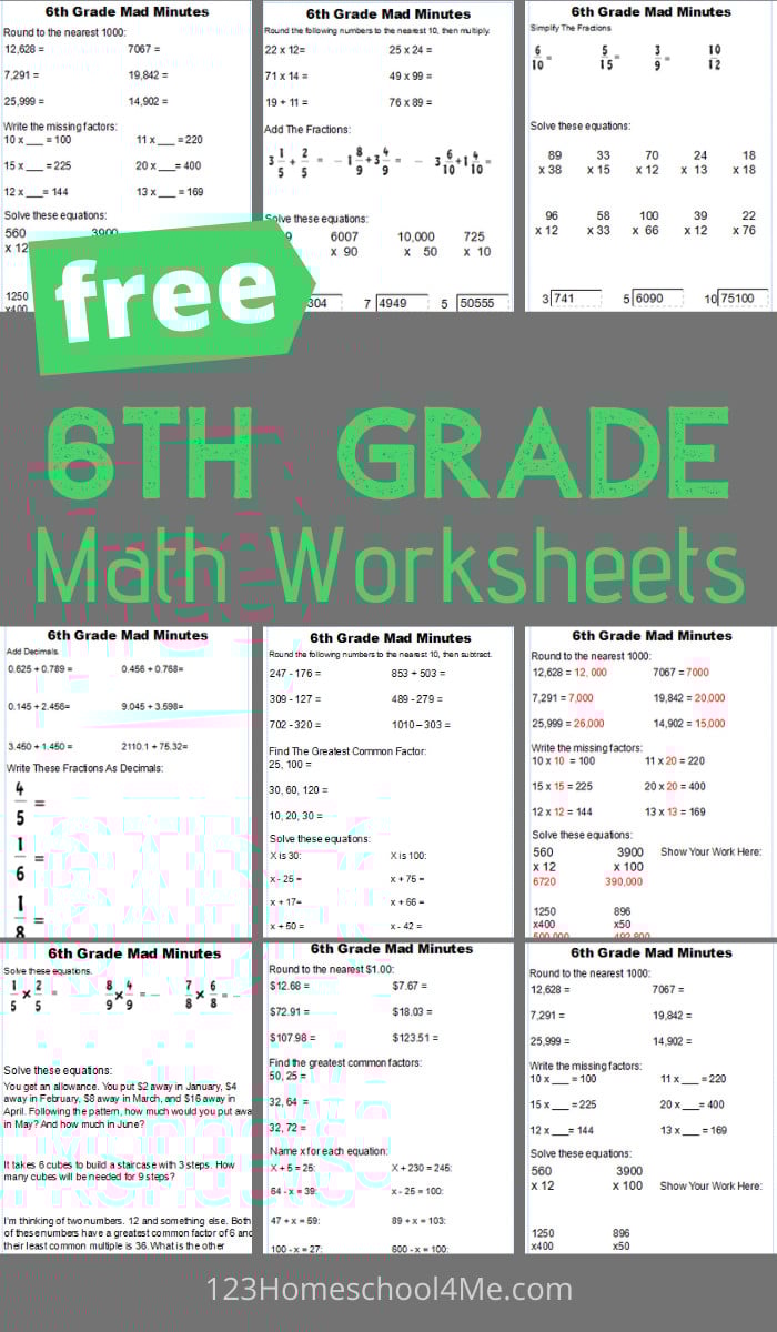 Math worksheets go ii practice