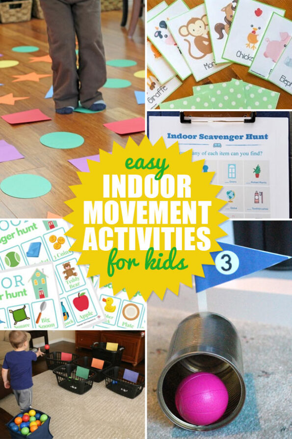 50 FUN Easy Indoor Activities For Kids Of All Ages