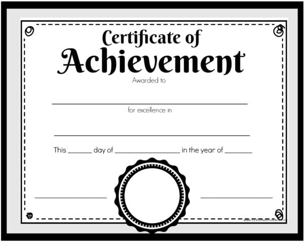 FREE Printable Certificates for Kids