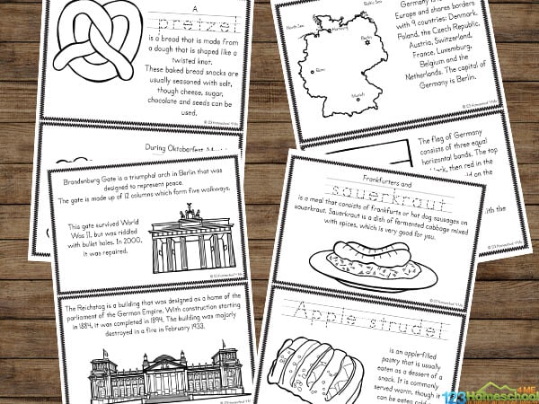 FREE Germany For Kids Printable Book