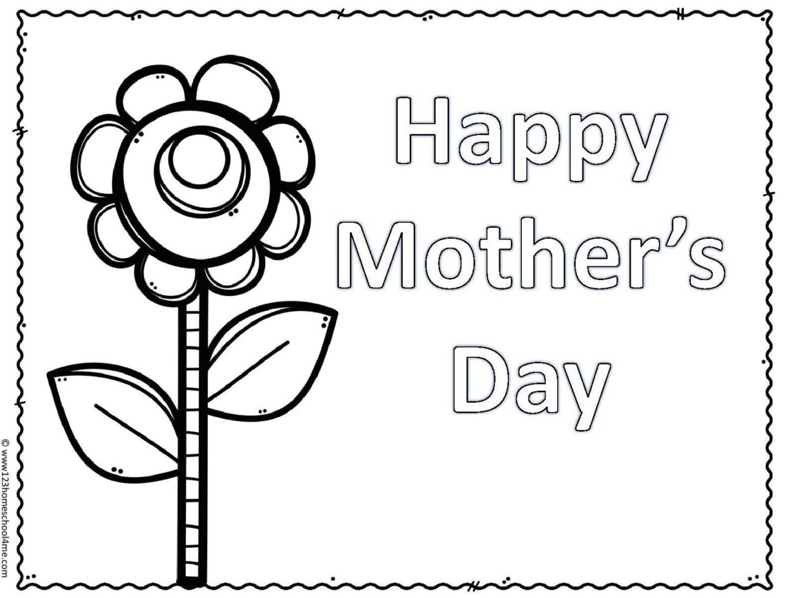 🖍 FREE Printable Mothers Day Coloring Pages