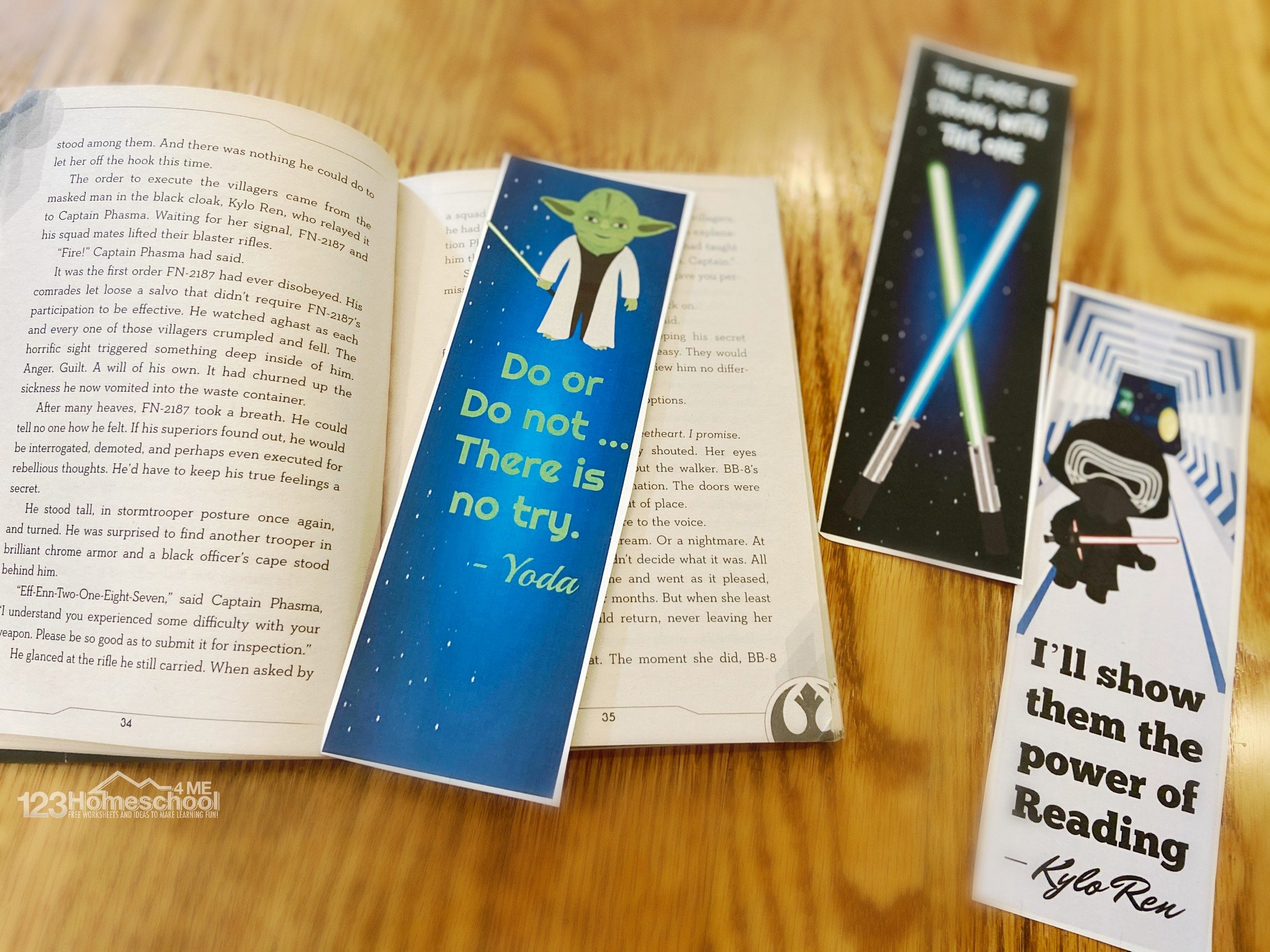 FREE Printable Star Wars Bookmarks