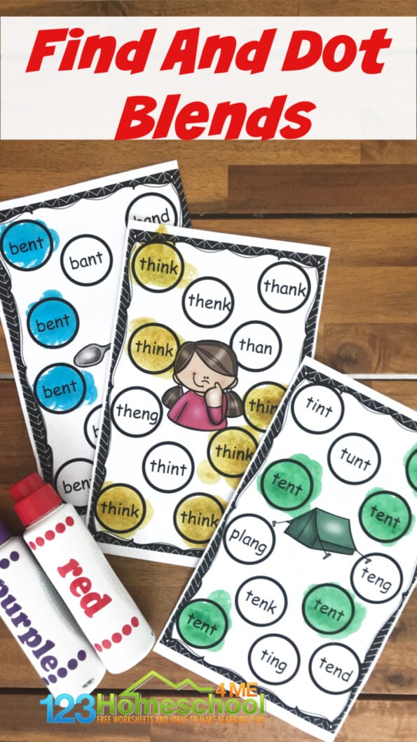 FREE Counting Bingo Daubers Printable Worksheets and Number Activity Sheets