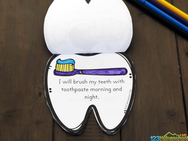 color the cute toothbrush, teeth, dentist, and dental clipart and learn about taking care of my teeth with this fun, dental activities for preschoolers