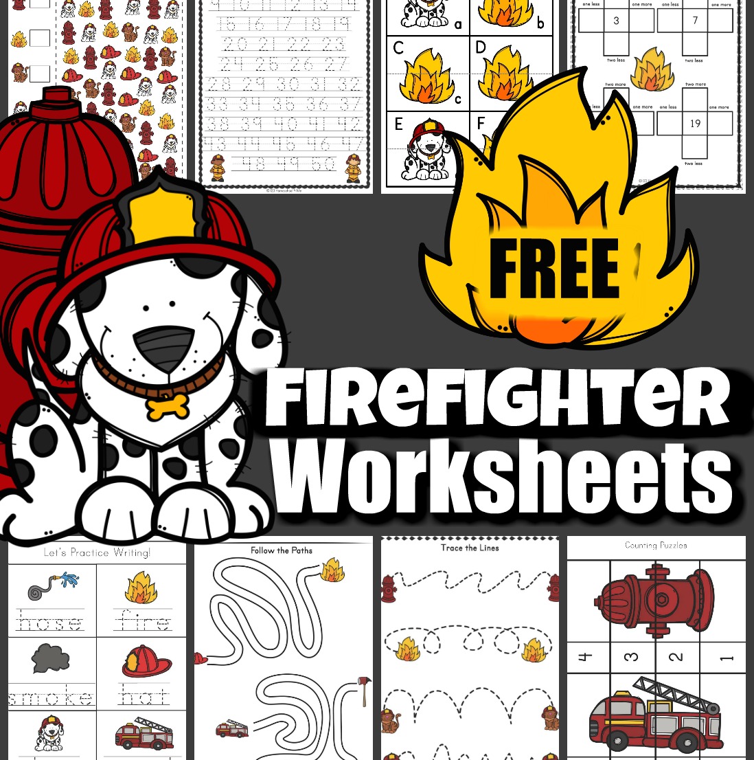 Free Firefighter Worksheets Teachersmagcom Free Firefighter
