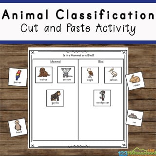 Animal Classification Printables