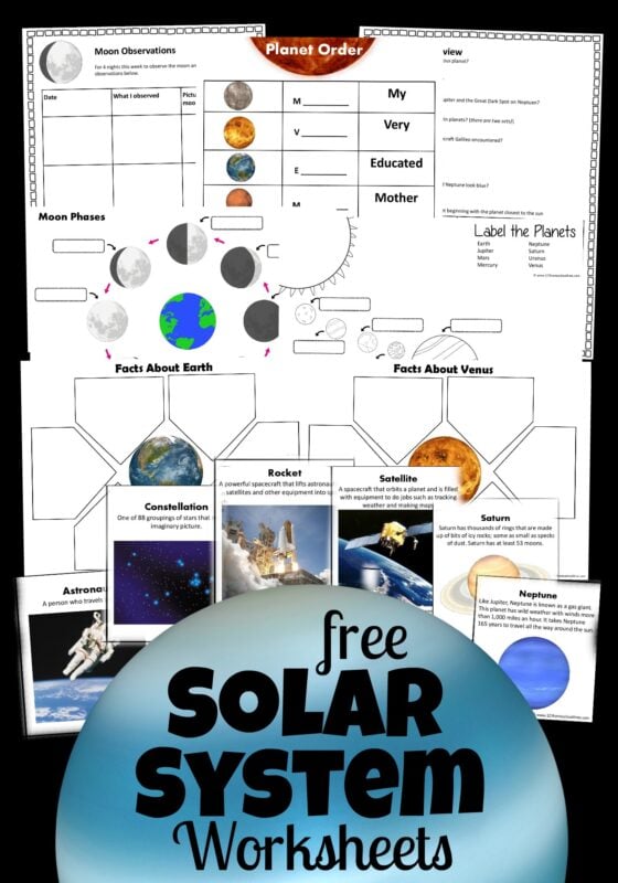 Solar System Images for Kids (Free Solar System Printables) (3) - Edsys