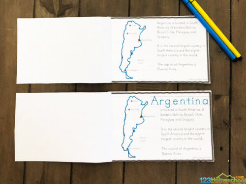 FREE FREE Printable Argentina For Kids Country Study