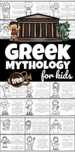 FREE Greek Mythology for Kids Printable Book