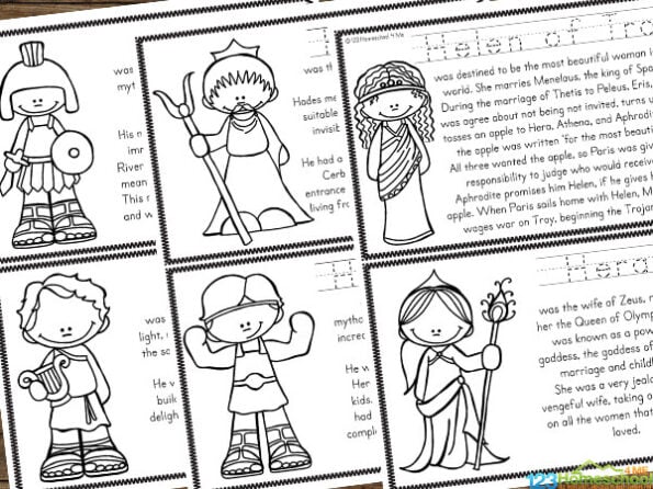 FREE Greek Mythology for Kids Printable Book