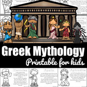 FREE Greek Mythology for Kids Printable Book