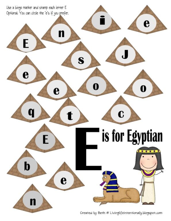 Free Printable Ancient Egypt Worksheets