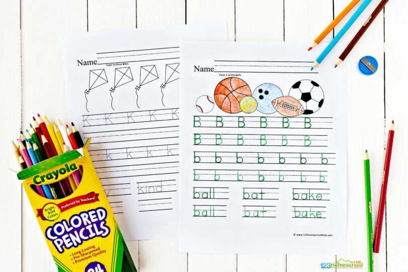 free printable alphabet worksheets for kids