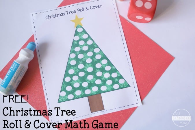 Download our free printable Christmas math activities for preschoolers to help them practice counting, number recognition, and more!