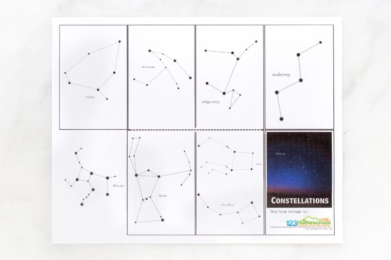 constellations for kindergarten