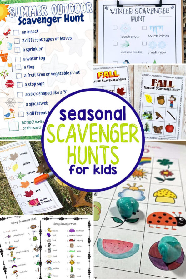 🌟 75 Super FUN Over 75 FREE Printable Scavenger Hunts for Kids