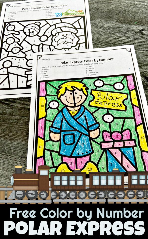 Polar Express Coloring Pages