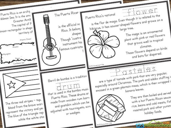 FREE Puerto Rico For Kids Printables Reader