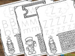 🎄🚂 FREE Polar Express Alphabet Worksheets